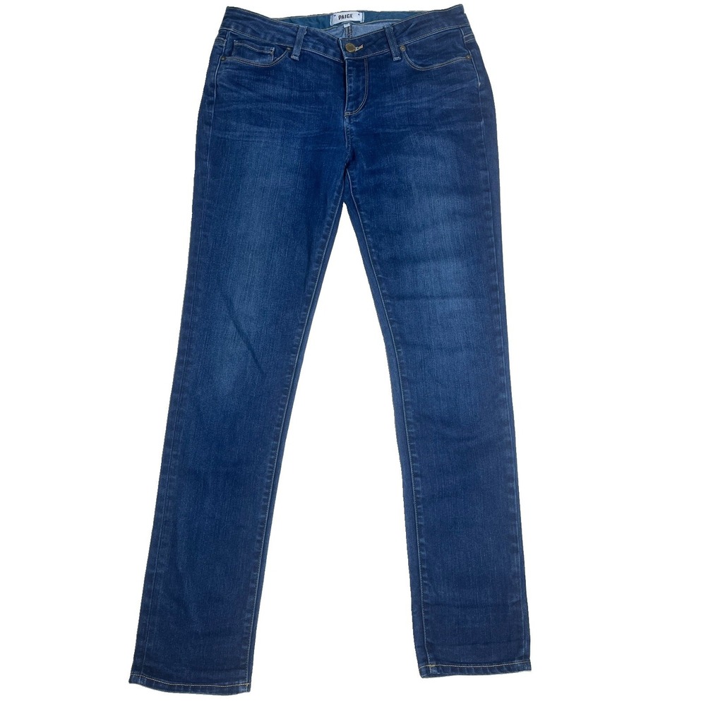 Paige Jimmy Jimmy Skinny Women's Jeans Size 28 Mid Rise Med Wash Great Fade EUC